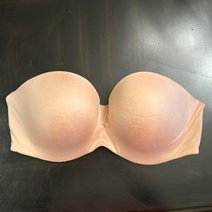 Tan VS Strapless Bra